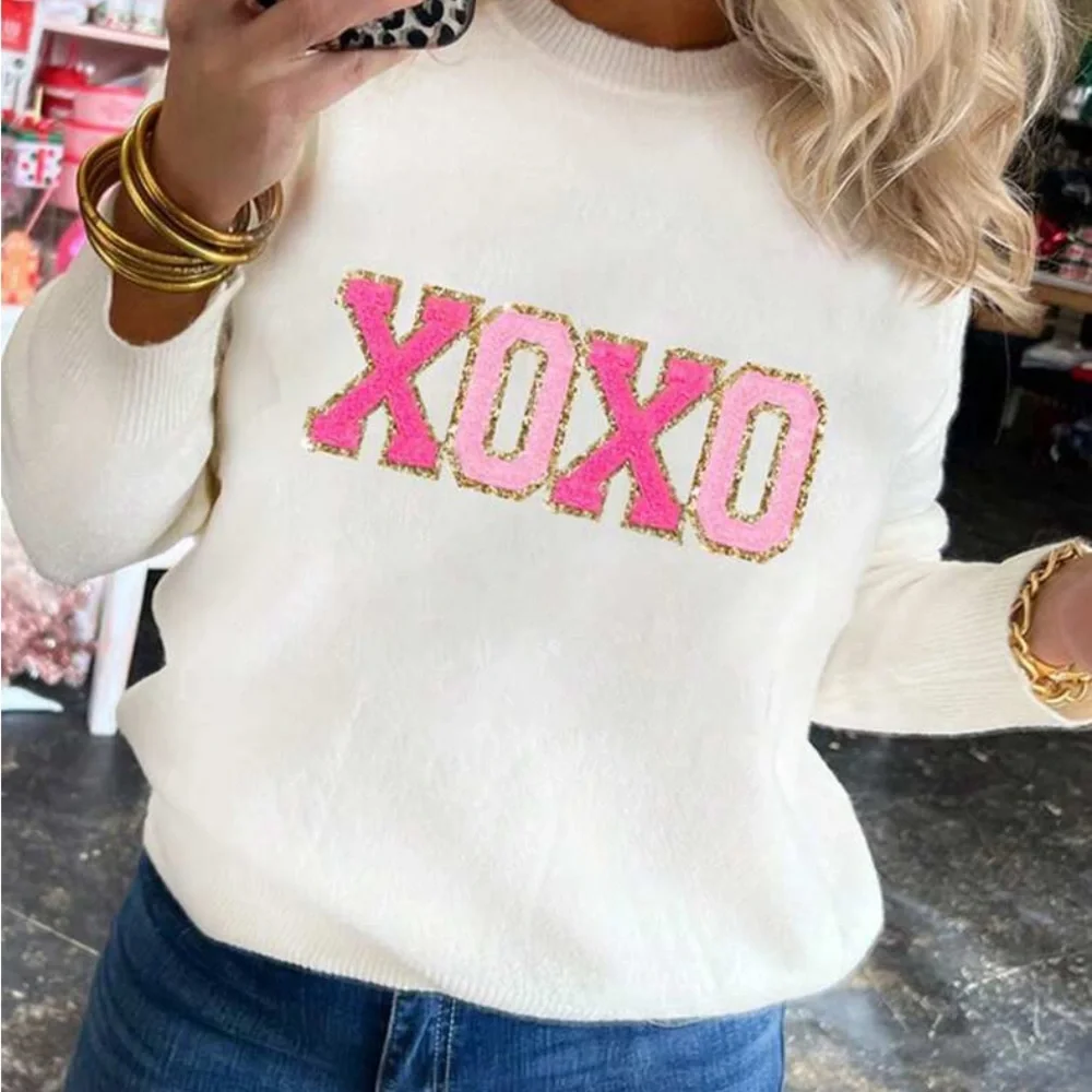 New knit white sweater